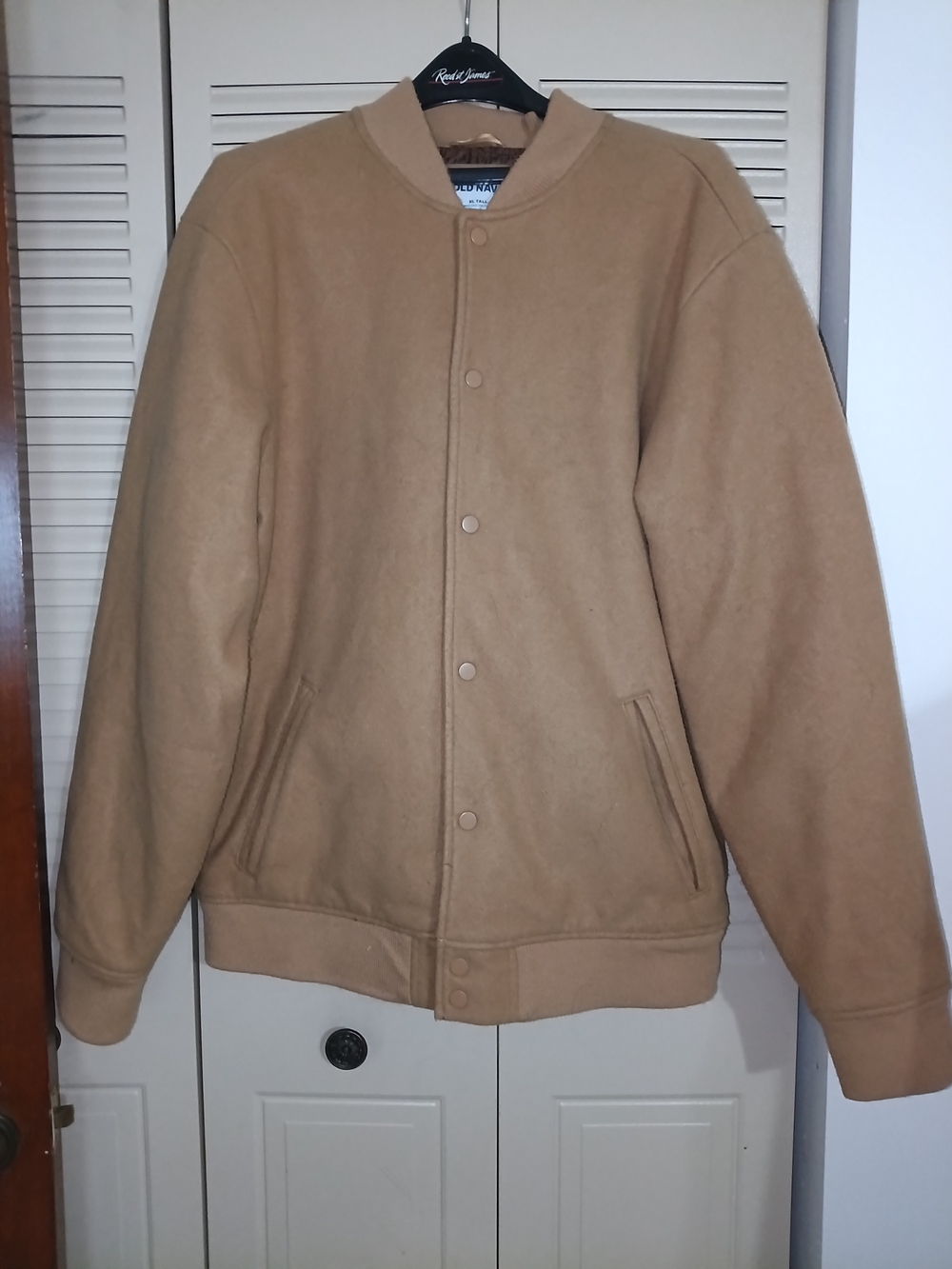 Old Navy Men's Camel Tan Bomber Jacket
